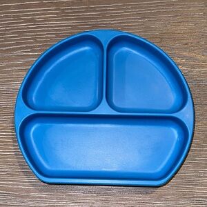 Bumkins Silicon Grip Dish - Dark Blue
